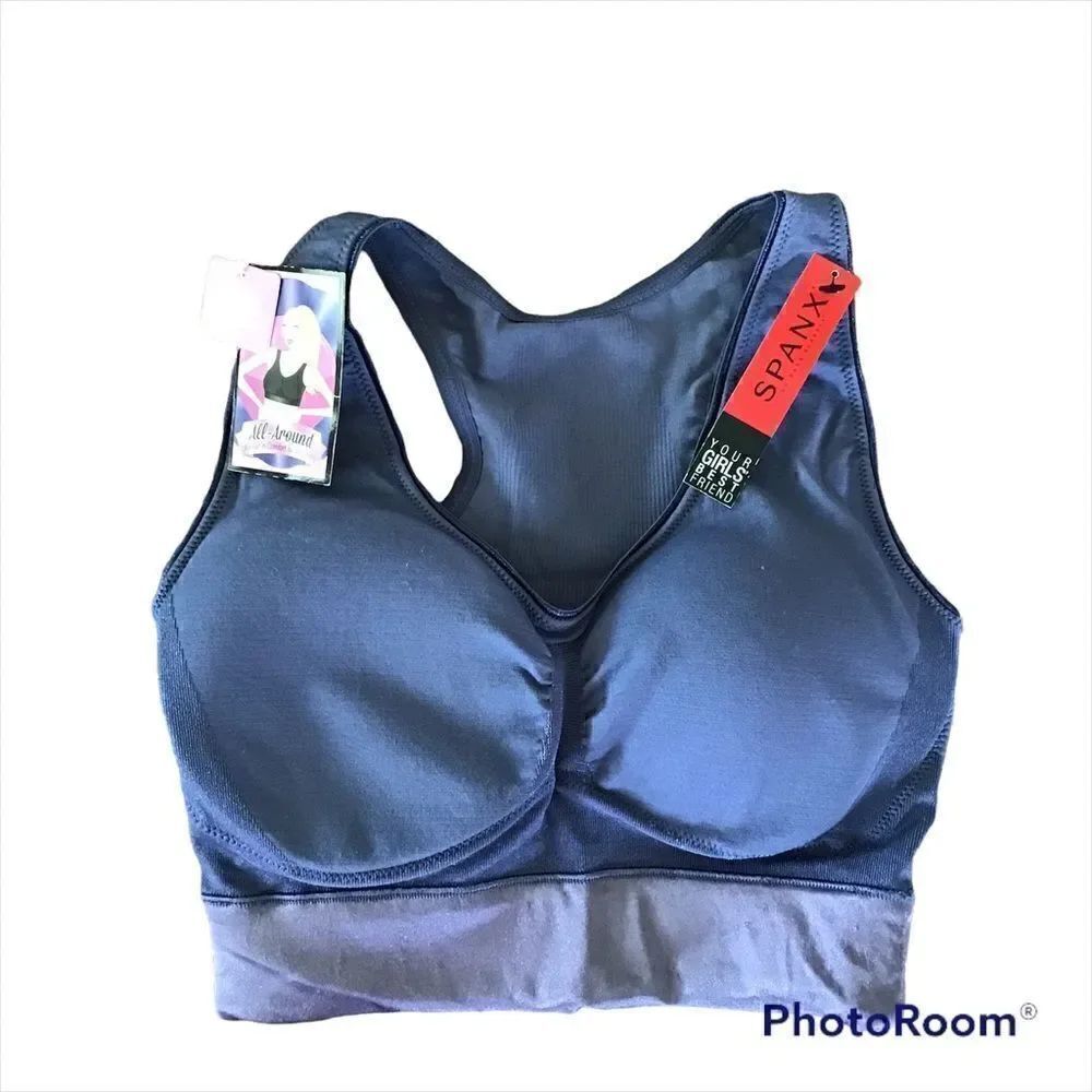 Spanx Chambray All Around Racerback Bra Small